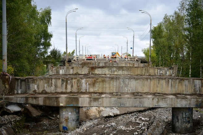 Подъём моста разберут полностью | Источник: Владимир Волков / Vk.com