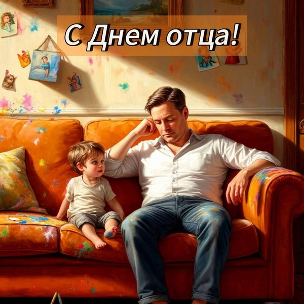 Открытка ко Дню отца, День отца в России, какого числа день отца, День отца 2025, день отца в россии, папе на день отца, поздравление с Днем отца, День отца картинки, Про День отца, Поделка ко Дню отца, стихи ко дню отца, открытка на день отца своими рукам | Источник: Шедеврум