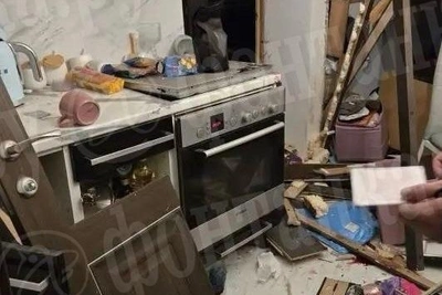 Предполагаемый эпицентр взрыва в квартире