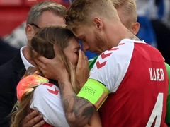 Упал как подкошенный: футболиста сборной Дании чудом спасли во время игры