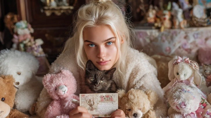 Открытки с плюшевыми зверятами: 10 милых картинок, которые поднимут настроение друзьям и близким | Источник: Midjourney