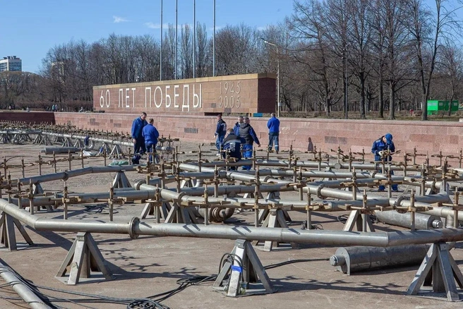 В Петербурге готовятся к открытию фонтанов. В новом сезоне заработают 104 объекта | Источник: Официальный канал ГУП «Водоканал Санкт-Петербурга»
