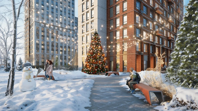 План развития включает создание четырех детских садов и двух муниципальных школ, чтобы всё необходимое для детей было рядом | Источник: «Страна Девелопмент»