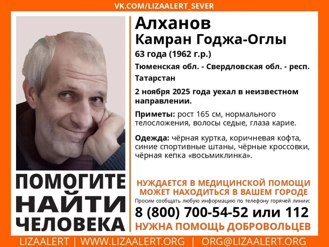 Источник: Поисковый отряд «ЛизаАлерт»