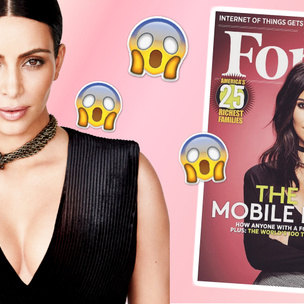 WOW! Ким Кардашьян на обложке Forbes
