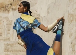 Сари с кроссовками, а гетры с бисером: новая коллекция Nike, посвященная индийской культуре