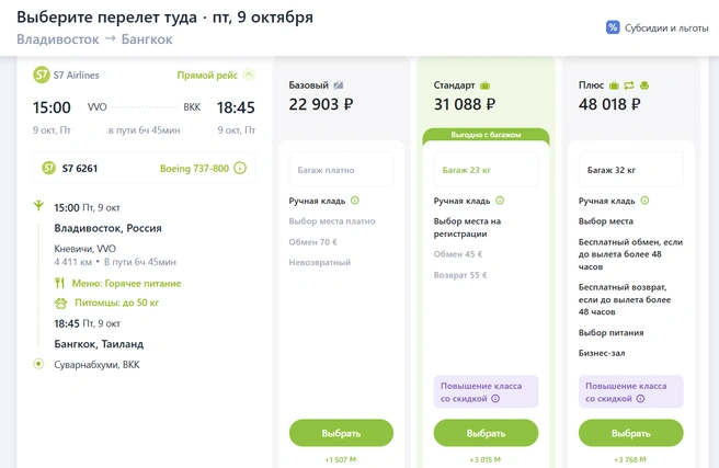 Источник: S7 Airlines