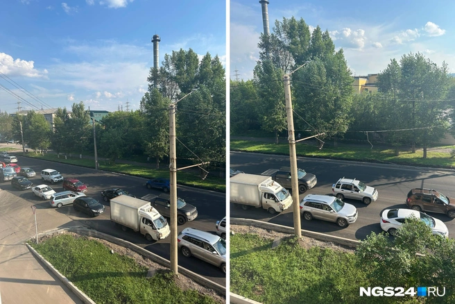 Калинина стоит весь день | Источник: читательница NGS24.RU