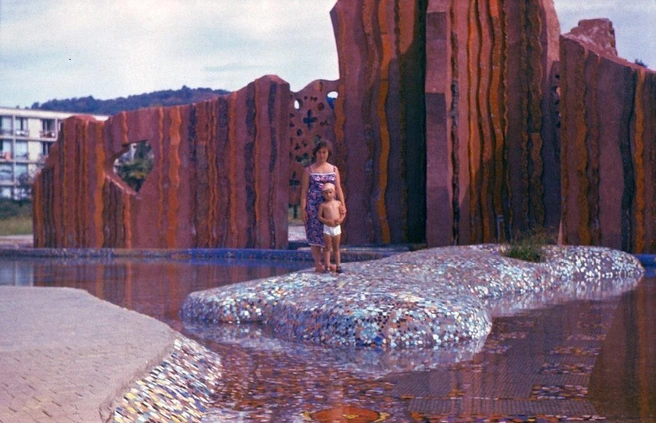 Архитектурная композиция «Коралловый риф», Адлер, 1979 год  | Источник: Усов Г. А.