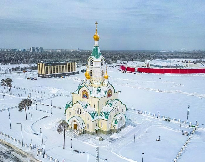Храм в честь святой великомученицы Татианы в Когалыме | Источник: angi.ru