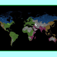 Географ опубликовал разноцветную карту мира: а вы догадаетесь, что на ней обозначено?