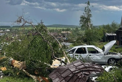 Торнадо на Урале повалило деревья и обесточило поселки