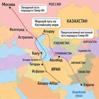 У России три пути к Индийскому океану: карта