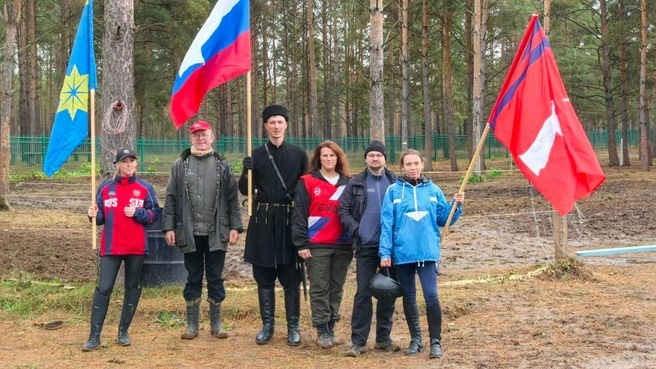 С собой сборная привезла флаги Волгограда и Волжского | Источник: Егор Осипов