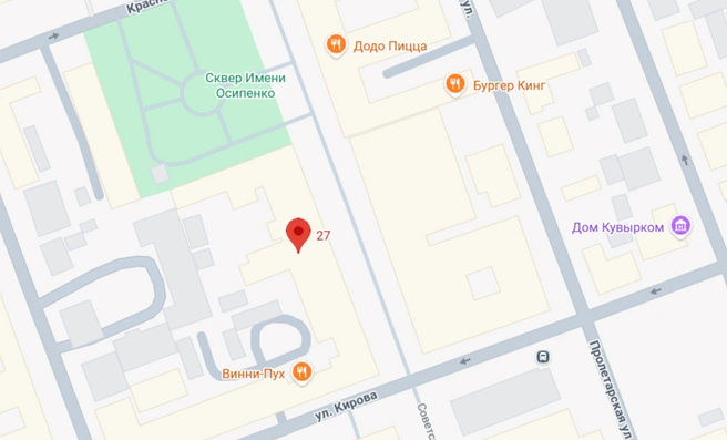 Источник: Скриншот с Google.Карт