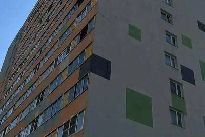 Пожар в высотке Мурино: 20 эвакуированы, двое спасены