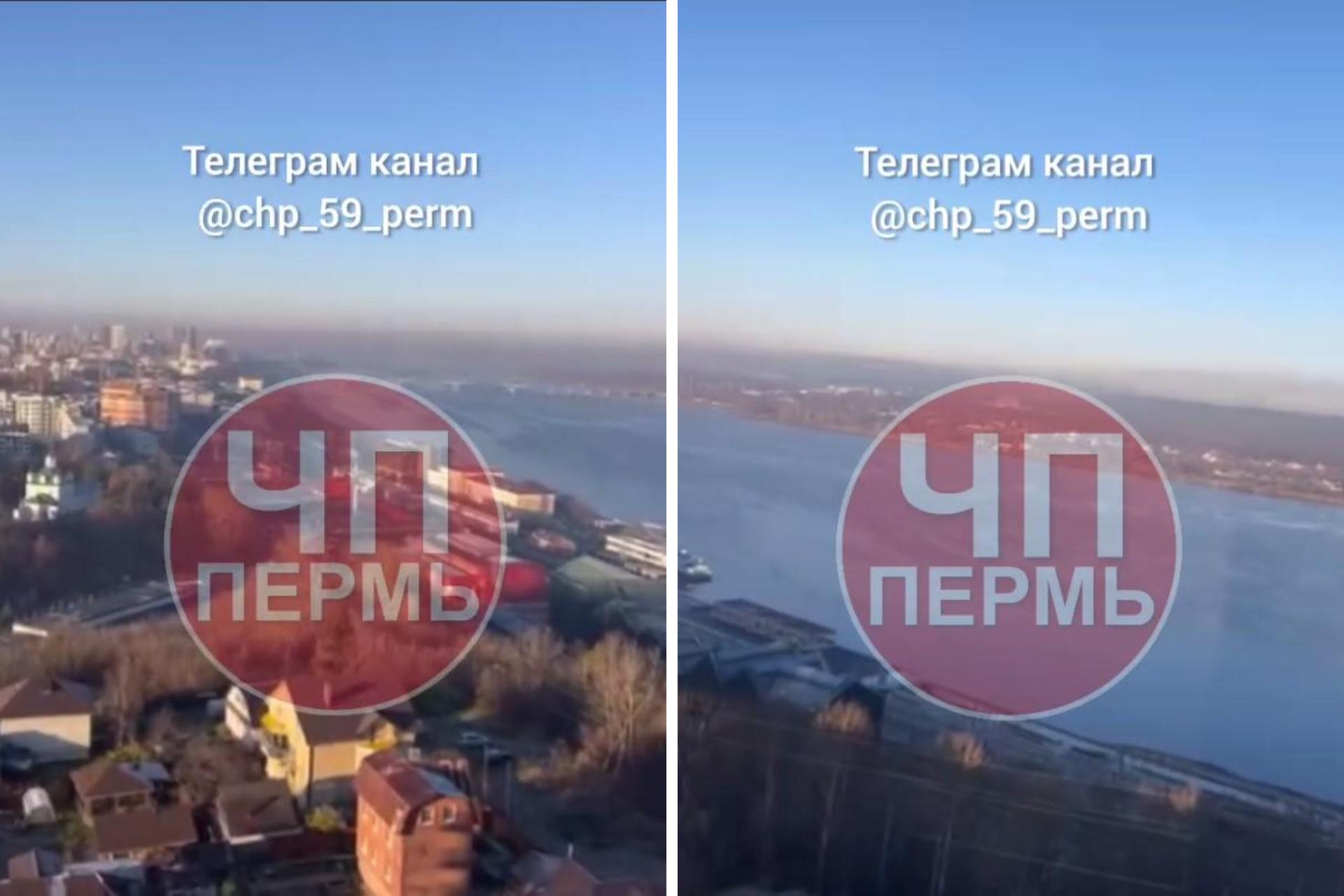 Утром в соцсетях писали про хлопки в Закамске, в то же время над Пермью заметили смог. Что это было…