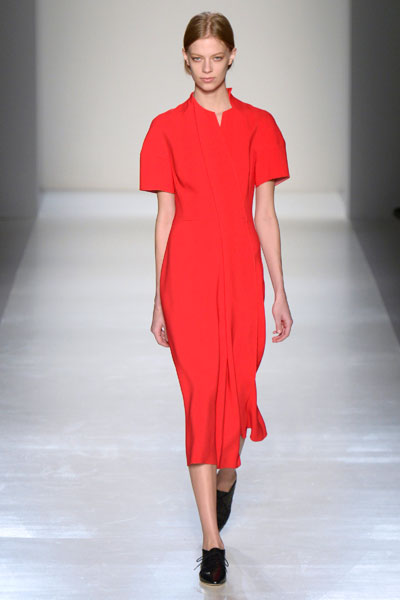 Показ Victoria Beckham осень-зима 2014
