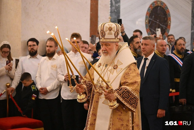Патриарх Кирилл посетил Ростов | Источник: Анатолий Карбинов / 161.RU