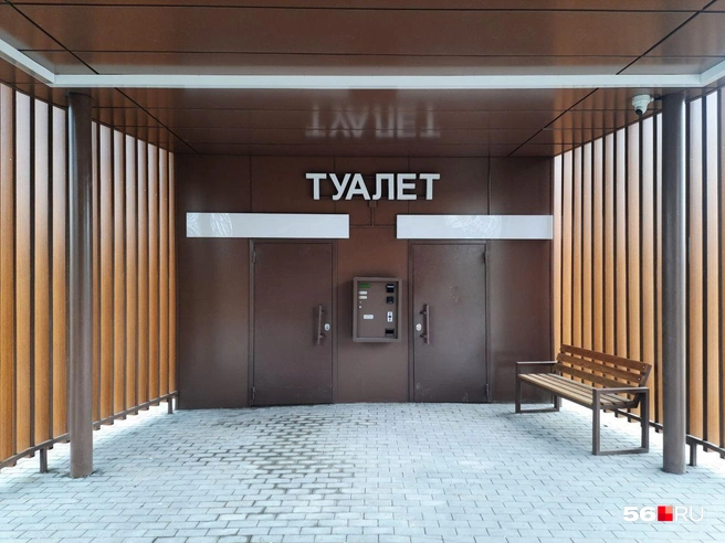 Этот туалет будет платным: можно бросить монетку, вставить купюру и приложить карту | Источник: Анастасия Баринова / 56.RU