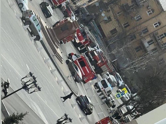 Возгорание в здании Нового экспериментального театра произошло 25 декабря | Источник: читатели V1.RU
