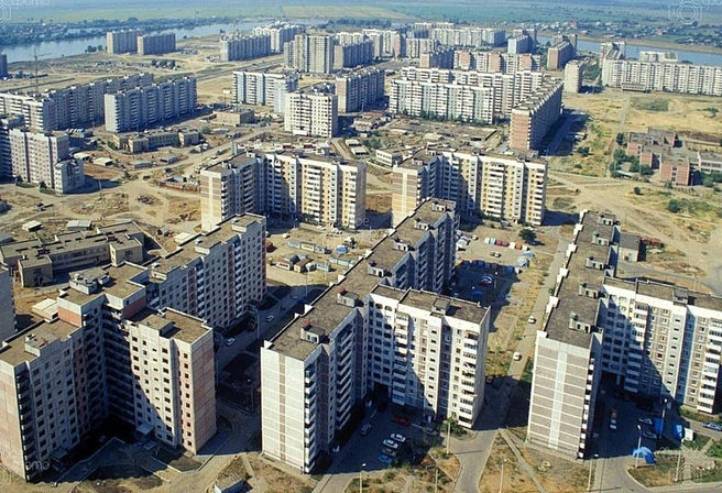 Вид на Юбилейный микрорайон, 1997 год | Источник: Евгений Киселев