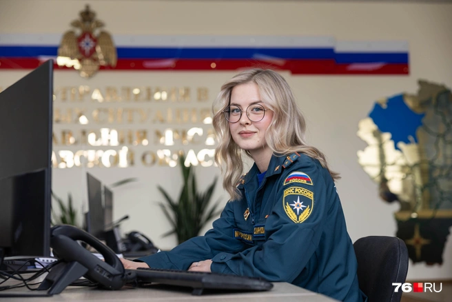 В МЧС девушка с 2018 года | Источник: Артем Бауман / 76.RU