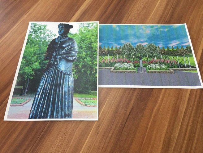 План размещения скульптуры Татьяны Мауриц в парке отдыха г. Нерчинск. | Источник: ИА. "Чита.Ру"