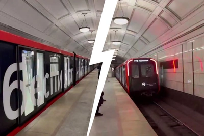 В московском метро замечен первый беспилотный поезд