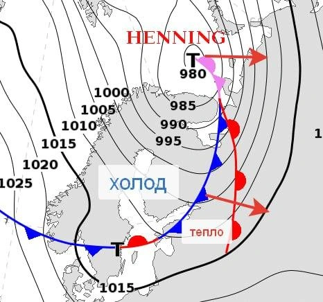Зальёт и остудит. Зону осадков, которая идёт на нас от Финляндии, уже видно | Источник: телеграм-канал Александра Колесова