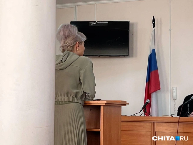 Марина Попова в суде | Источник: Александр Хамраев / СHITA.RU