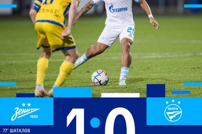 «Зенит» победил БАТЭ со счетом 1:0