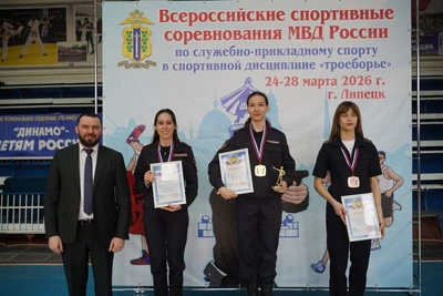 В Липецкой области подвели итоги соревнований МВД по троеборью