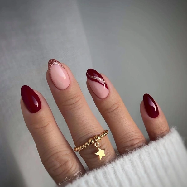 маникюр на новый год 2026, какой маникюр на новый год 2026, цвет маникюра на новый год 2026, какой маникюр делать на новый год 2026 | Источник: Социальные сети
