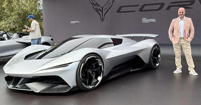 Прототип Corvette CX Vision&nbsp;— не макет, а штучная машина с проработанной конструкцией, которая определяет идеологию нового поколения модели | Источник: личный архив Владимира Капитонова