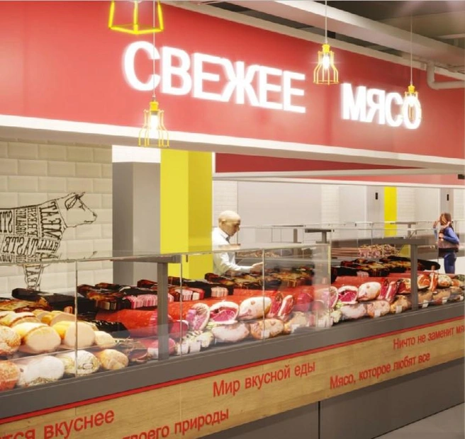 В здании будут торговые ряды с разнообразной продукцией, в том числе фермерской | Источник: «Торговая индустрия»