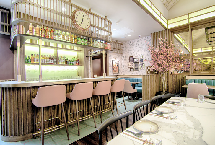 Сакура, мрамор и ротанг: новый ресторан азиатской кухни Shan Shui (фото 0)