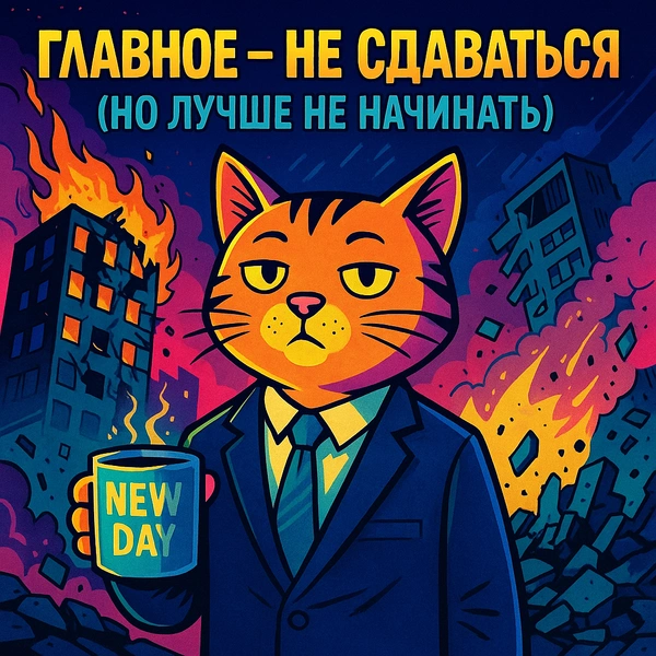 неудачник, стал неудачником, день неудачников, открытки день неудачников, картинки для неудачников, ржачные картинки, открытки бывшему, картинки бывшему | Источник: theDay/DALL-E