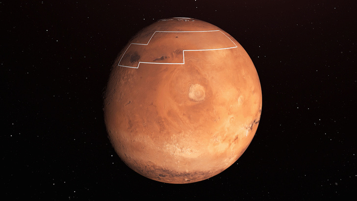 В НАСА рассказали о предполагаемом месте для высадки людей на Марсе