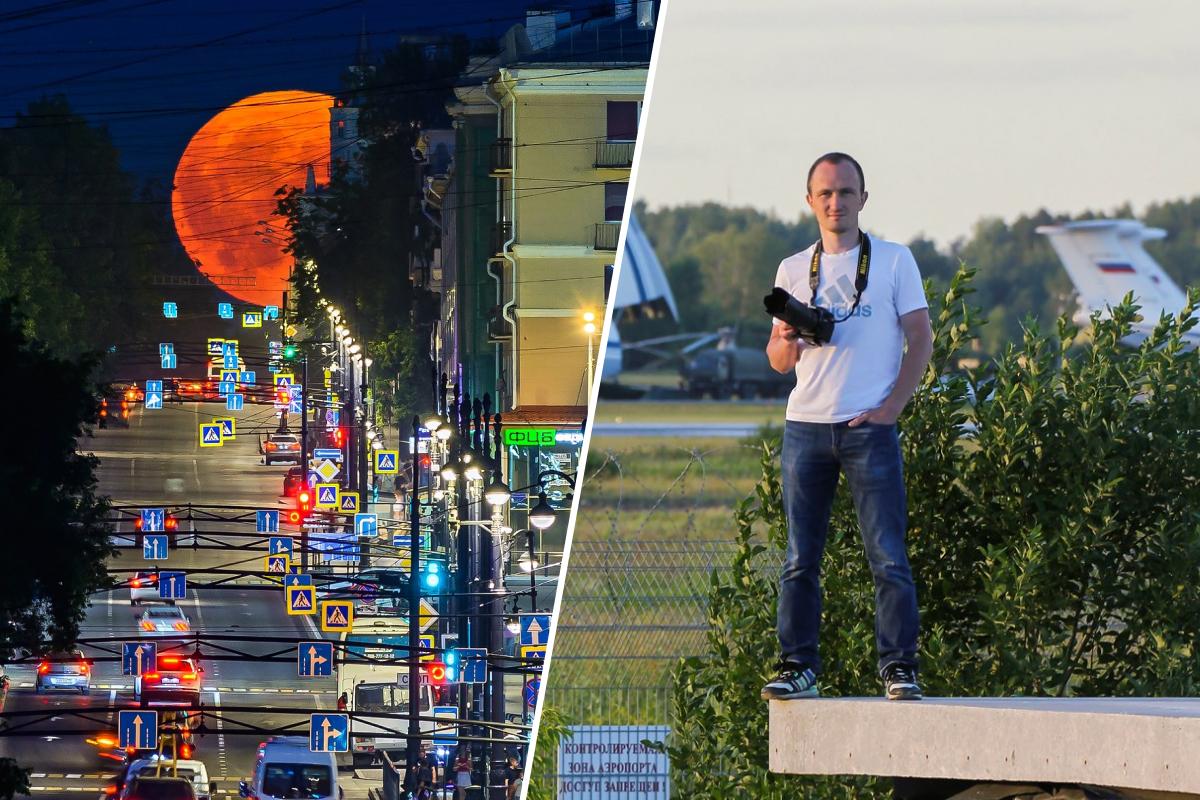 В Перми пройдет выставка пермского фотографа Сергея Болденкова, сделавшего тот самый снимок Луны над Компросом 