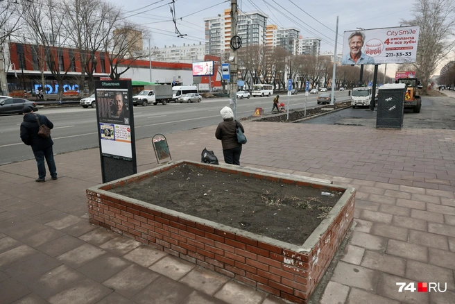 Клумбу еще не придумали, как благоустроить, но планируют | Источник: Наталья Лапцевич