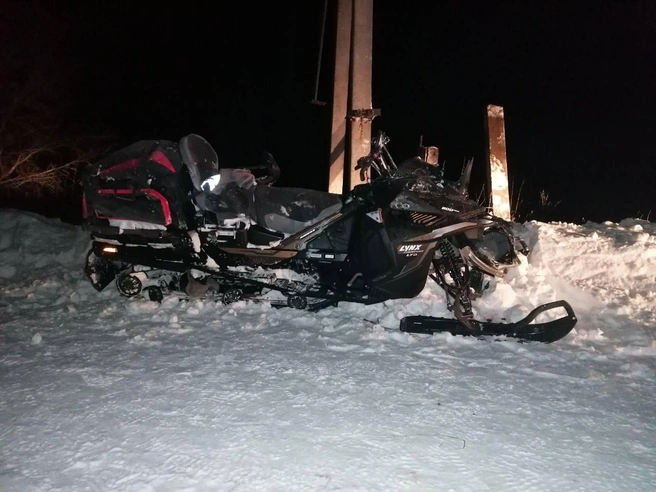 Подросток врезался в опору ЛЭП | Источник: пресс-служба Госавтоинспекции Удмуртии