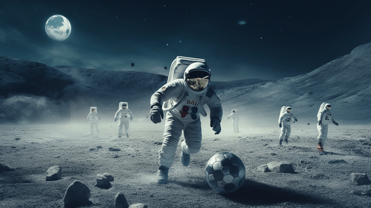 Правила мунбола: вот каким будет первый футбольный матч на Луне, который хотят провести в 2035 году