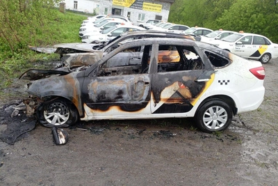 Возбуждено дело о поджоге такси в Шерегеше
