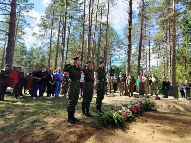 В Невельском районе перезахоронили останки 46 бойцов | Источник: pskov.ru