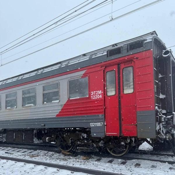 Транспортная прокуратура показала последствия ЧП с электричкой в Ленобласти | Источник: Северо-Западная транспортная прокуратура / Telegram