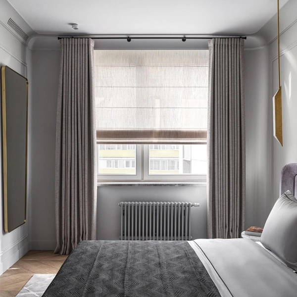 Кровать, Modenature. Постельное белье, Atelie Tati. Бра, Kelly Westler. Ковер, Dovlet house. | Источник: Сергей Красюк; стиль: Yes we may