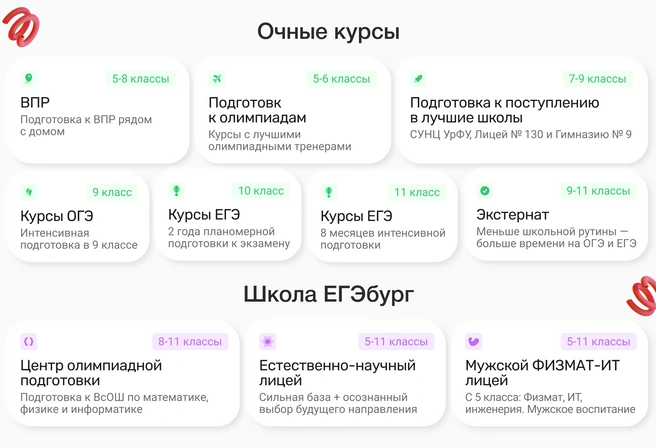 ЕГЭбург&nbsp;— теперь не только курсы подготовки, но и школа | Источник: ЕГЭбург