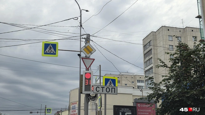 В этом году в Кургане должны закончить подключение «умных» светофоров | Источник: Алена Кисель