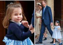 Как принц Уильям делает прически принцессе Шарлотте